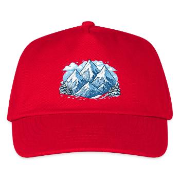 Monts de Berge - Casquette de baseball Enfant - rouge - Devant