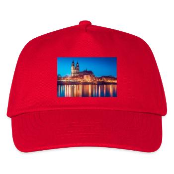 Mageburg in the evening - Kids’ Baseball Cap - red - Front
