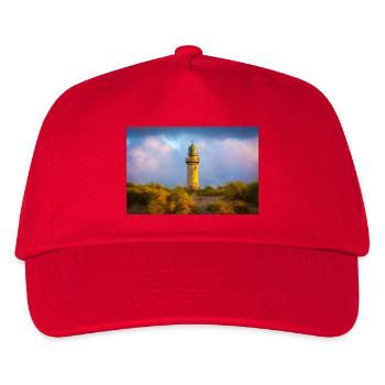 Phare de Warnemünde le soir - Casquette de baseball Enfant - rouge - Devant