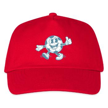 Football Pop Art - Kids’ Baseball Cap - red - Front