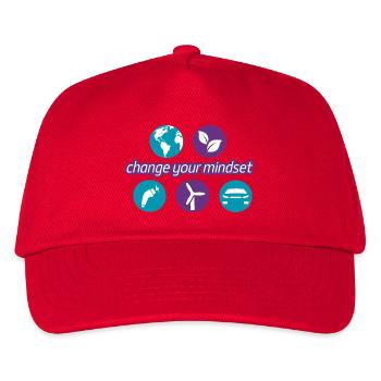 Change_your_mindset - Kids’ Baseball Cap - red - Front