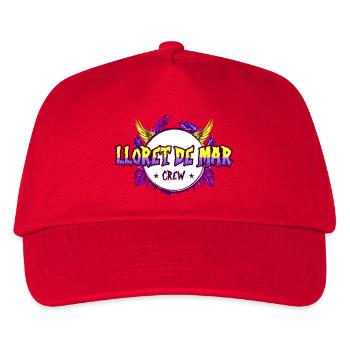 Lloret De Mar Crew Bunt - Kinder Basecap - Rot - Vorne