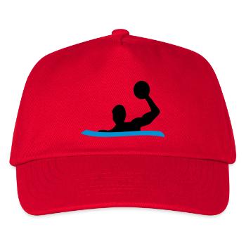 Water polo - Kids’ Baseball Cap - red - Front