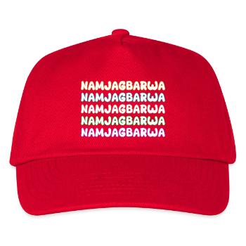 Bergsteigen Namjagbarwa - Kinder Basecap - Rot - Vorne