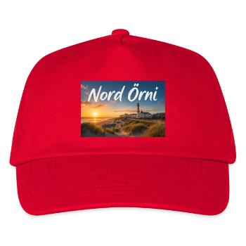 Nord Örni Norderney  - Kinder Basecap - Rot - Vorne