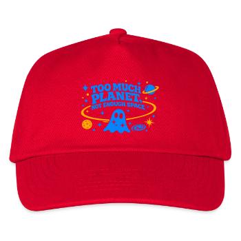 Trop de planète | Pas assez d’espace | Bleu électrique - Casquette de baseball Enfant - rouge - Devant