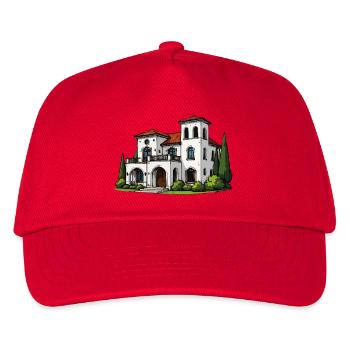 Mediterranean villa wing - Kids’ Baseball Cap - red - Front