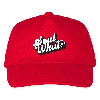 SoulQuoi ?! - Logo noir et blanc - Casquette de baseball Enfant - rouge - Devant