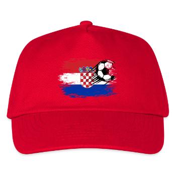 Croatia Flag - Kids’ Baseball Cap - red - Front