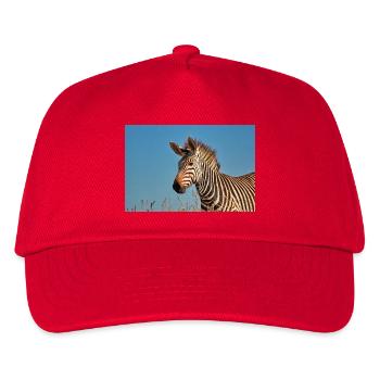 Zèbre des montagnes - Casquette de baseball Enfant - rouge - Devant