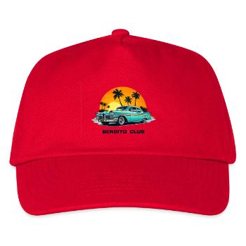 Sunset Cruiser - Kinder Basecap - Rot - Vorne