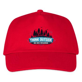Cadeau de randonnée en plein air pour les amateurs d’aventure - Casquette de baseball Enfant - rouge - Devant