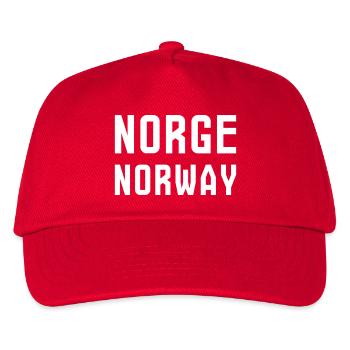 Norvège - Norvège - Casquette de baseball Enfant - rouge - Devant