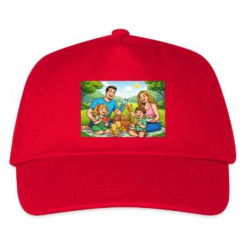 Peace… Everybody needs it. - Kinder Basecap - Rot - Vorne