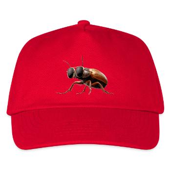 Maikäfer Süßer Hirschkäfer Nashornkäfer Insekten - Kinder Basecap - Rot - Vorne