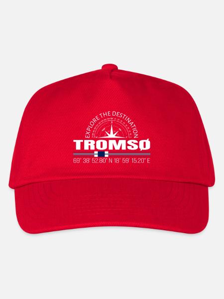Tromsø - Kinder Basecap - Rot