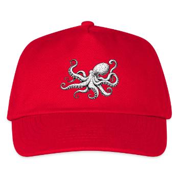 Octopus  - Kids’ Baseball Cap - red - Front