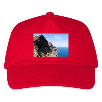 Gran Canaria Küste – Drachenschwanz Cola de Dragó - Kinder Basecap - Rot - Vorne