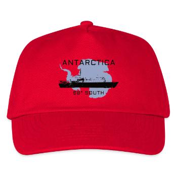 Antarktika Expedition 68°S - Kinder Basecap - Rot - Vorne