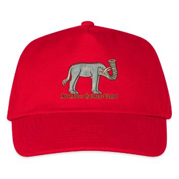 Abdul Abbas, Karl des Großen, Elefant - Kinder Basecap - Rot - Vorne