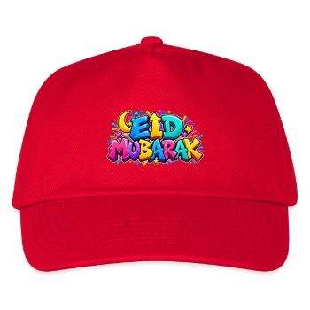 Eid Mubarak Graffiti Kids: Das zu stilvolle Geschenk - Kinder Basecap - Rot - Vorne