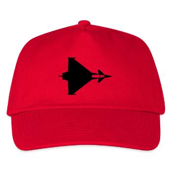 eurofighter_oben - Kinder Basecap - Rot - Vorne