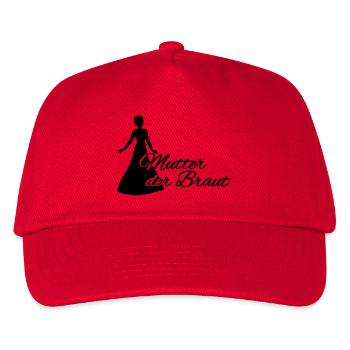 Mutter der Braut - Kinder Basecap - Rot - Vorne