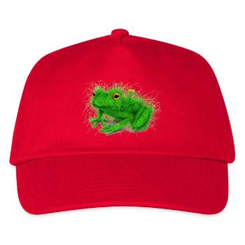 Grenouille d’herbe - Casquette de baseball Enfant - rouge - Devant
