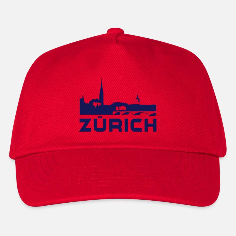 Zürich - Kinder Basecap - Rot