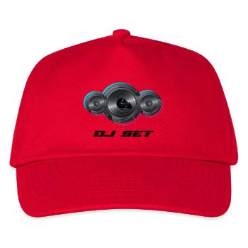 DJ - Kinder Basecap - Rot - Vorne