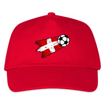 Swiss football - Kids’ Baseball Cap - red - Front