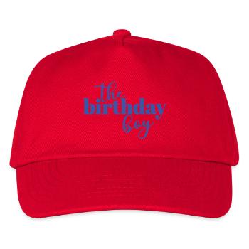 The Birthday Boy - Kids’ Baseball Cap - red - Front