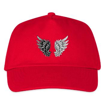 Angelwings YingYangAngel Wings - Kids’ Baseball Cap - red - Front