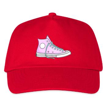 Kleiden Sie sich mit Stil und Persönlichkeit Convers Tennis - Kinder Basecap - Rot - Vorne