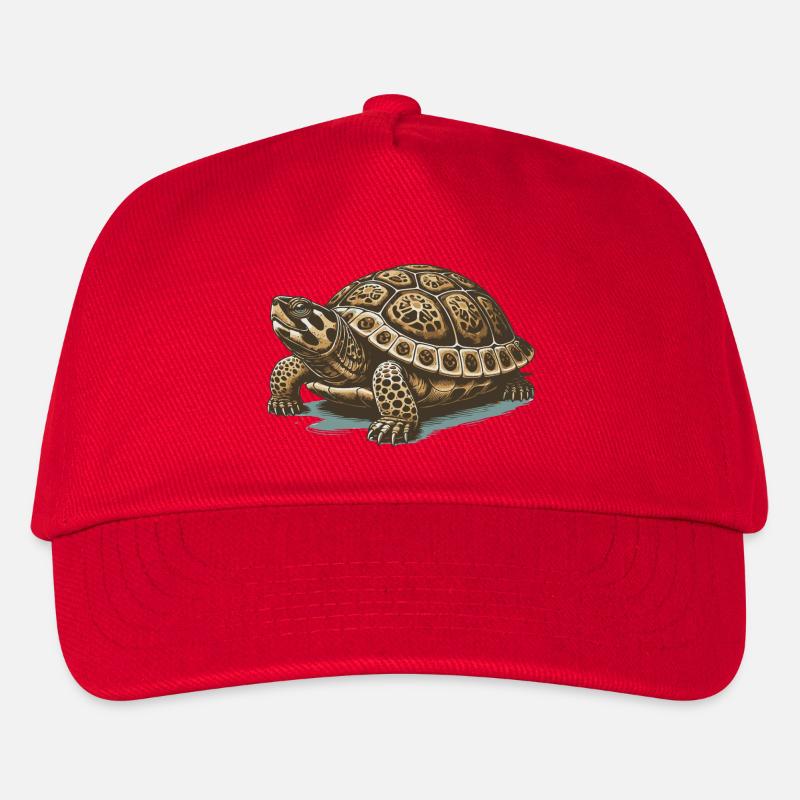 Schildkröte - Kinder Basecap - Rot