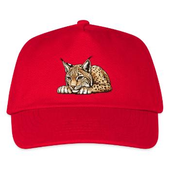Lynx - Kids’ Baseball Cap - red - Front