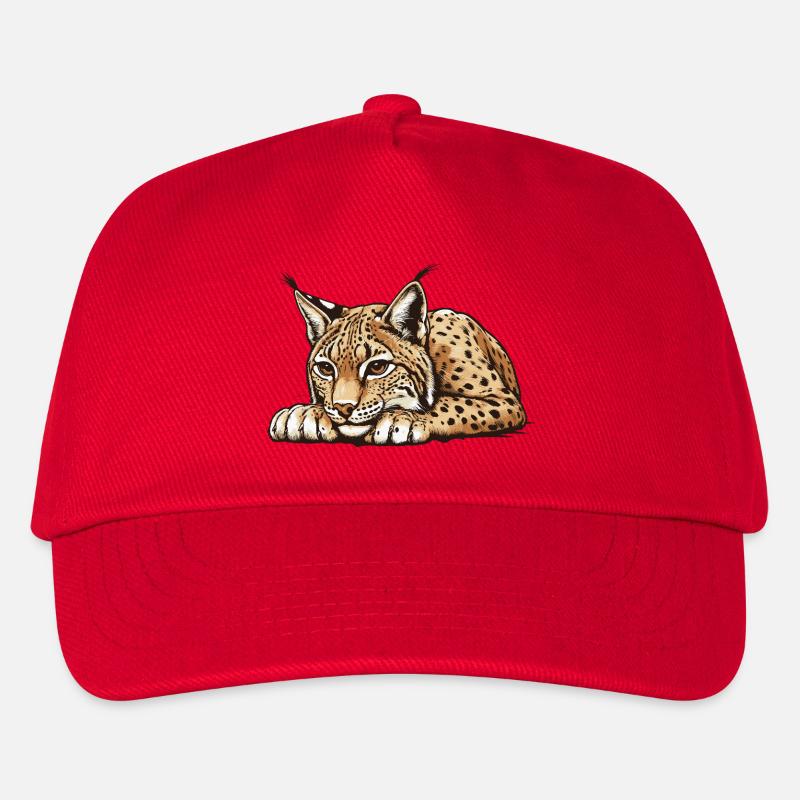 Luchs - Kinder Basecap - Rot
