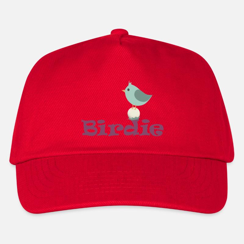 Golf-Birdie - Kinder Basecap - Rot
