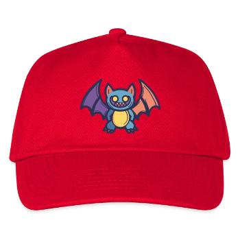 Bat - Kids’ Baseball Cap - red - Front