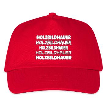 Job Sculpteur sur bois - Casquette de baseball Enfant - rouge - Devant