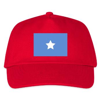 Somalia-Flagge - Kinder Basecap - Rot - Vorne