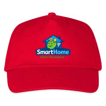 Smarthome ohne Kopfschmerzen - Kinder Basecap - Rot - Vorne