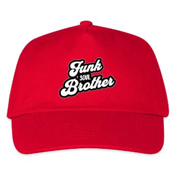 Funk Soul Brother Retro - Kids’ Baseball Cap - red - Front