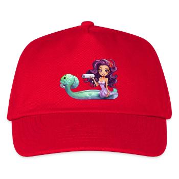 Underwater sorceress with role - Kids’ Baseball Cap - red - Front
