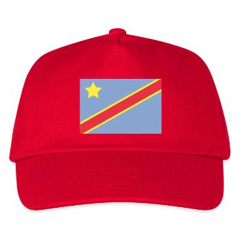 Drapeau du Congo - Casquette de baseball Enfant - rouge - Devant