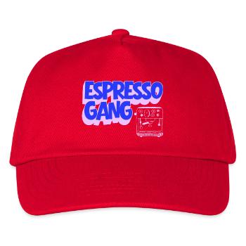 Espresso Gang - Kinder Basecap - Rot - Vorne