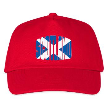 Maillot de football écossais, design du supporter écossais - Casquette de baseball Enfant - rouge - Devant