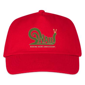 SNAIL – Humour sans hâte - Casquette de baseball Enfant - rouge - Devant