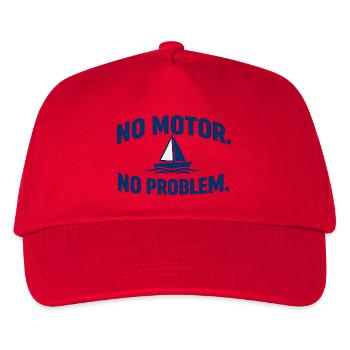 No Motor No Problem - Kids’ Baseball Cap - red - Front