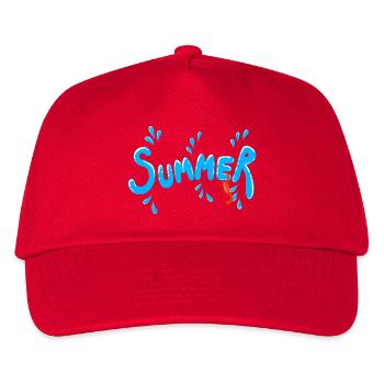 Splish Splash 2 - Kids’ Baseball Cap - red - Front